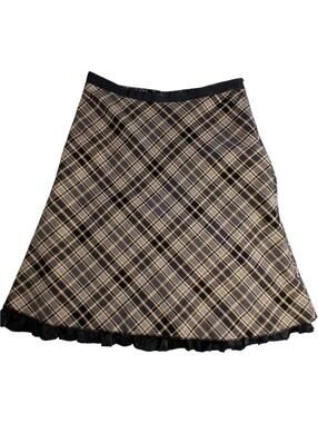 San Francisco Womens Size  3/29 inch Plaid Y2K Grey & Black Skirt
